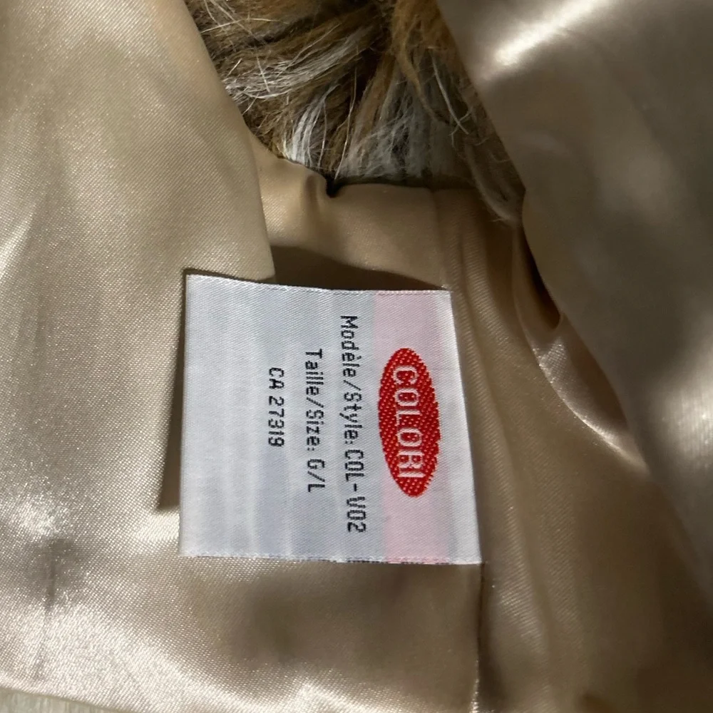 Cropped faux fur vest - Picture 5 of 7